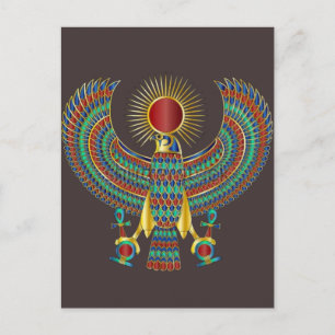Carte postale de l'Égypte ancienne   Conception d'