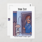 Carte postale de l'éleveur d'oiseaux (Devant / Derrière)