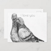 Carte postale de l'embranchement de Pigeon (Devant / Derrière)