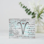 Carte postale de l'enseigne Horoscope (Debout devant)