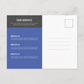 Carte postale de l'entreprise pour les affaires (Dos)