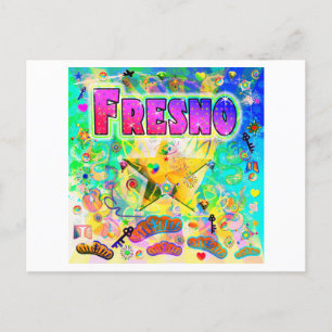 Carte postale de l'époque de Fresno