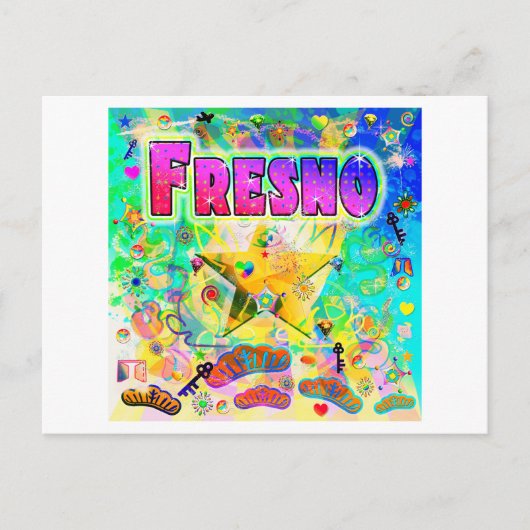 Carte postale de l'époque de Fresno (Devant)