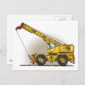 Carte postale de l'équipement de construction de g (Devant / Derrière)