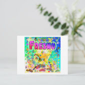 Carte postale de l'ère de Fresno (Debout devant)