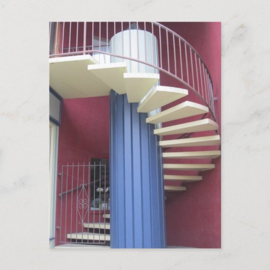 Carte postale de l'escalier jaune (Devant)