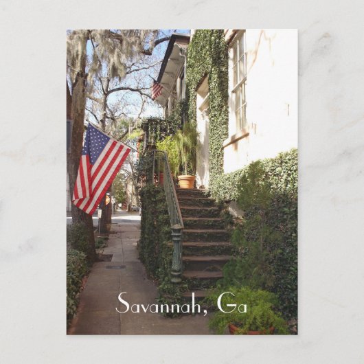 Carte postale de l'escalier Savannah (Devant)