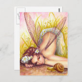 Carte postale de l'escargot (Devant / Derrière)