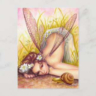 Carte postale de l'escargot