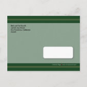 Carte postale de l'Esquisse du tableau de bord (ve (Dos)