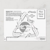 Carte postale de l'esturgeon à museau court (Dos)