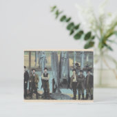 Carte postale de l'esturgeon de 1914 - Prise d'est (Debout devant)