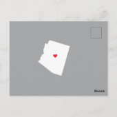 Carte postale de l'État de déménagement de l'Arizo (Dos)