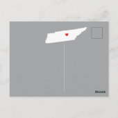 Carte postale de l'État de déménagement TENNESSEE (Dos)