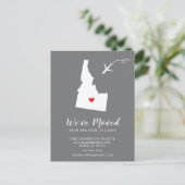 Carte postale de l'État de déplacement IDAHO (Debout devant)