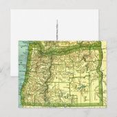 Carte postale de l'État de l'Oregon (Devant / Derrière)