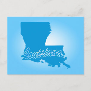 Carte postale de l'État de Louisiane