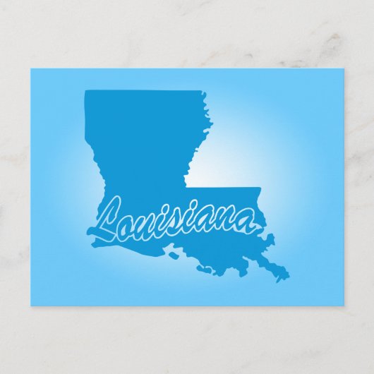 Carte postale de l'État de Louisiane (Devant)