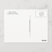 Carte postale de l'État de Washington : La rouille (Dos)