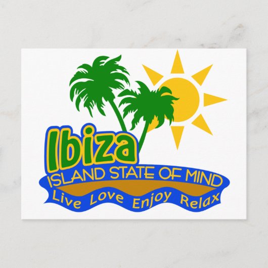 Carte postale de l'état d'esprit d'Ibiza (Devant)