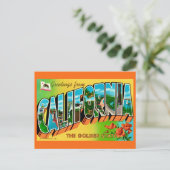 Carte postale de l'État doré de Californie (Debout devant)