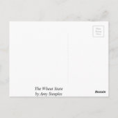 Carte postale de l'État du blé (Dos)