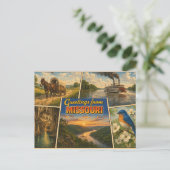 Carte postale de l'État du Missouri (Debout devant)