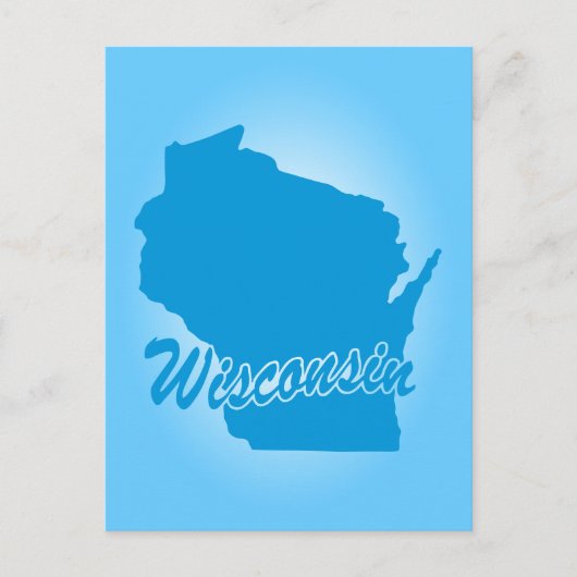 Carte postale de l'État du Wisconsin (Devant)