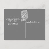 Carte postale de l'État INDIANA Moving Faire-part (Dos)