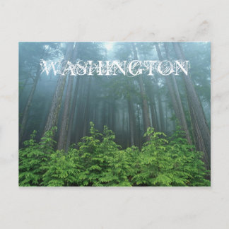 Carte postale de l'État Washington