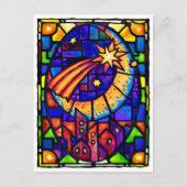 Carte postale de l'étoile de Noël (Devant)