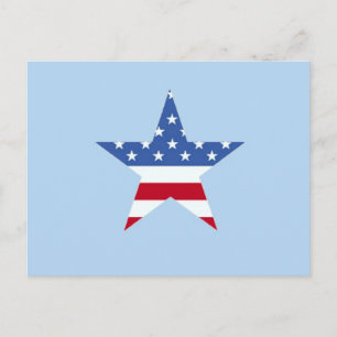 Carte postale de l'étoile patriotique