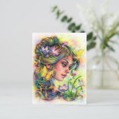 Carte postale de l'éveil printanier (Debout devant)