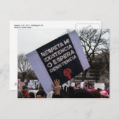 Carte postale de l'existence (espagnol) (Devant / Derrière)