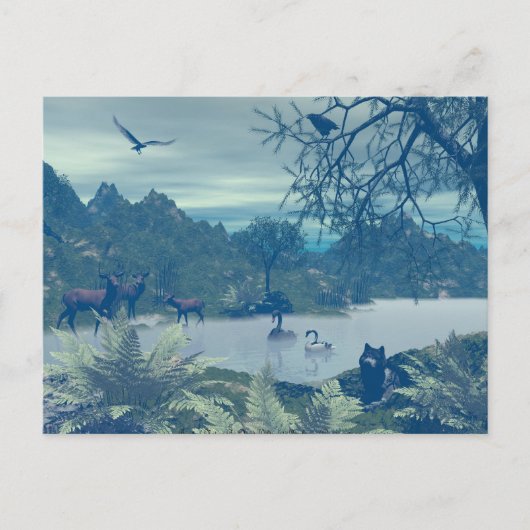 Carte postale de l'explosion de la nature (Devant)