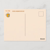 Carte postale de l'heure du thé (Dos)