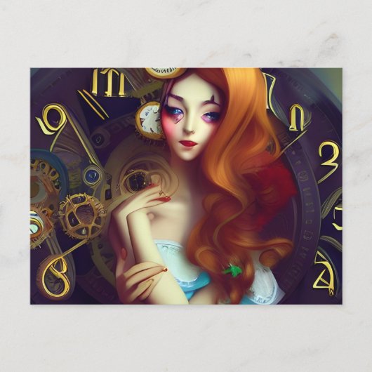 Carte postale de l'heure qui passe (Devant)