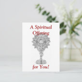 Carte postale de l'heure Sainte (Debout devant)