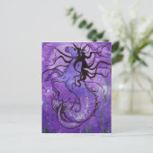 Carte postale de l'hippocampe pourpre (Debout devant)