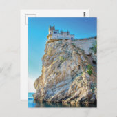 Carte postale de l'hirondelle le plus beau château (Devant / Derrière)