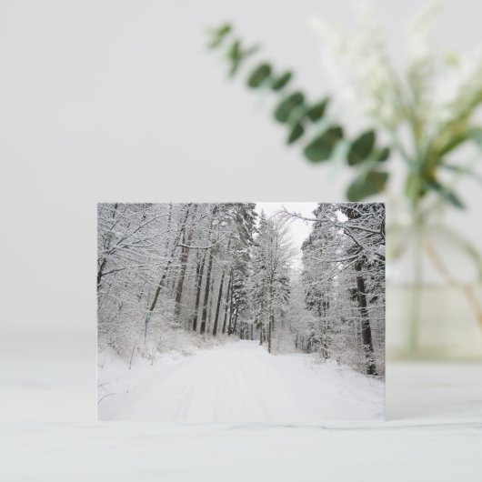 carte postale de l'hiver (Debout devant)