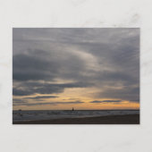 Carte postale de l'horizon du coucher de soleil se (Devant)