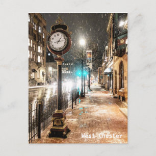 Carte postale de l'horloge West Chester