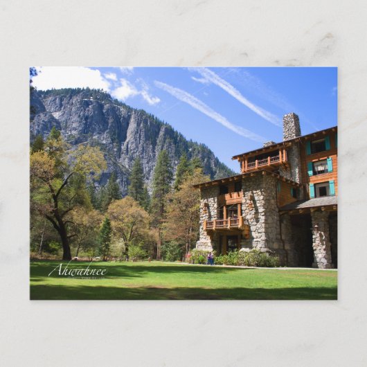 Carte postale de l'hôtel Ahwahnee (Devant)