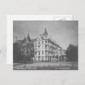 Carte postale de l'hôtel Bergen vintage (Devant / Derrière)