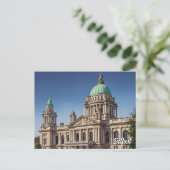 Carte postale de l'hôtel de ville de Belfast (Debout devant)