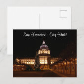 Carte postale de l'hôtel de ville de San Francisco (Devant / Derrière)