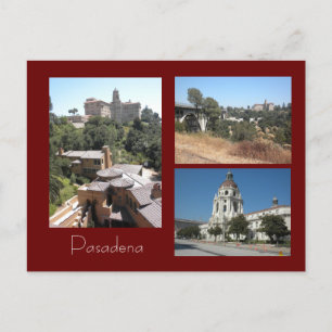 Carte postale de l'hôtel de ville et du pont Pasad