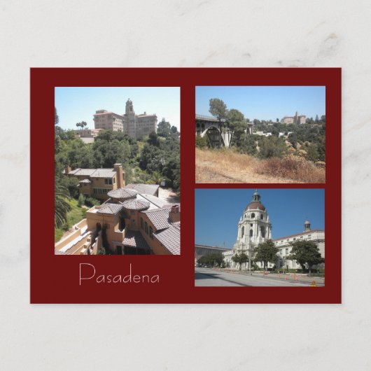 Carte postale de l'hôtel de ville et du pont Pasad (Devant)