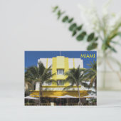 Carte postale de l'hôtel Miami Leslie (Debout devant)